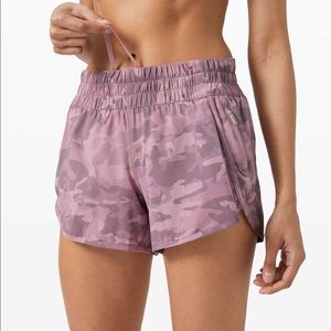lululemon athletica Pink Camo Athletic Shorts